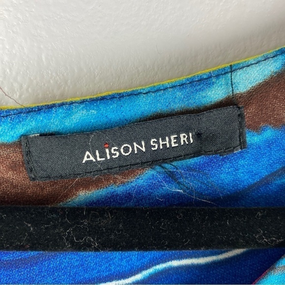 ALISON Sheri Multi Coloured Sleeveless Maxi Dress M/L - Picture 5 of 11